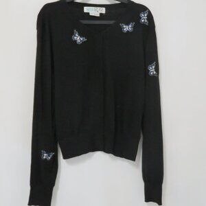 Miris Butterfly Embellished Cardigan
